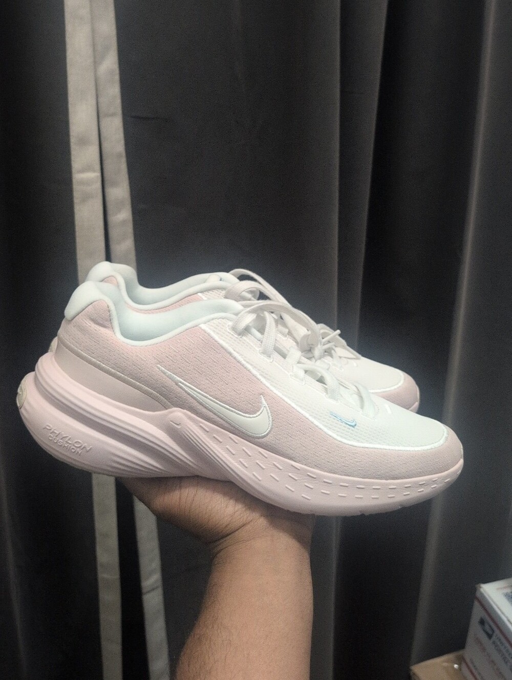 Nike Uplift SC White Silt Red Light Armoury Blue (Women's) Size 9.5